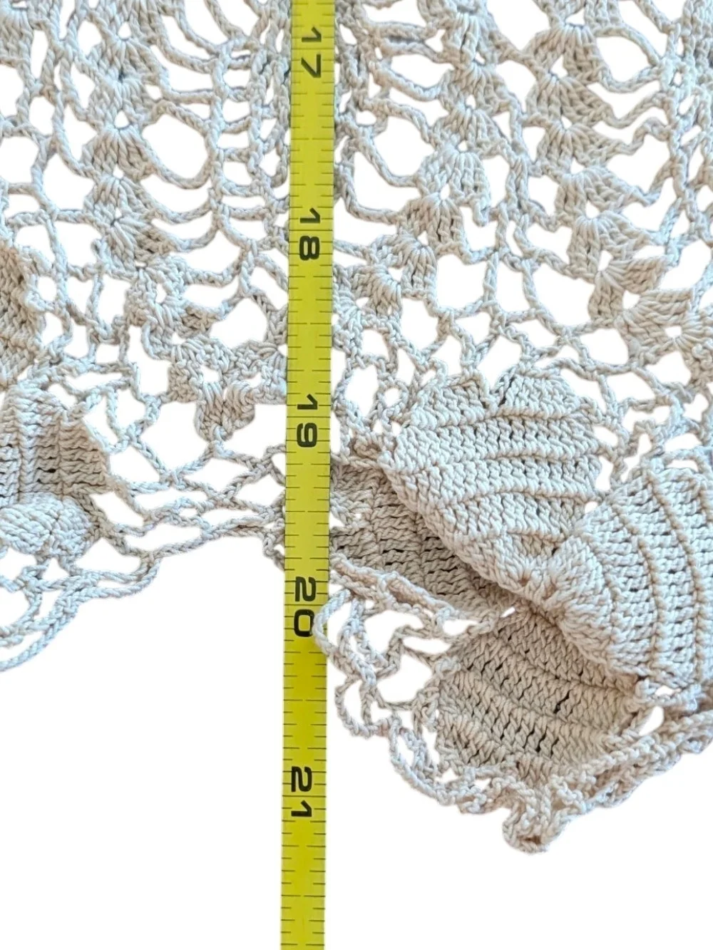 Classic Cream Crochet Doily - Home Dining